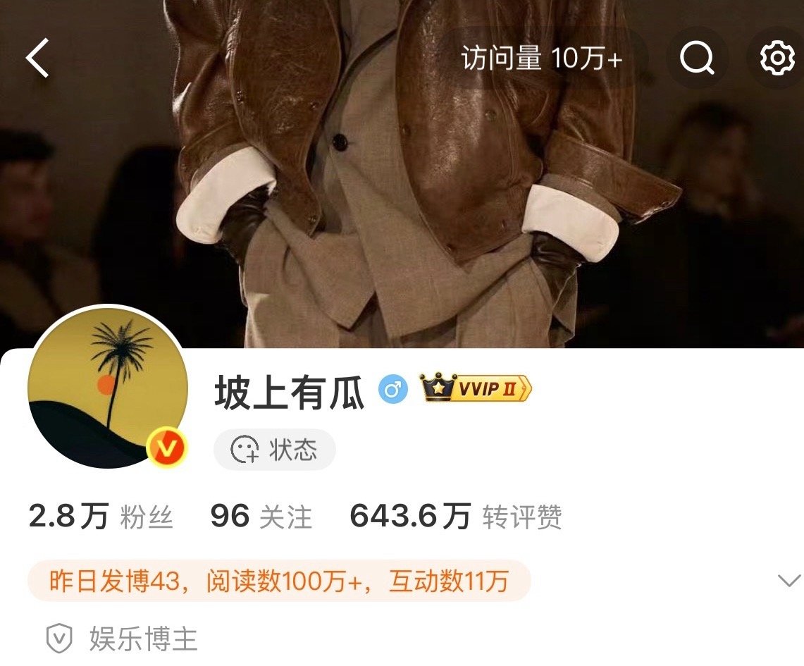 访问量10w+ ✅感谢各位托举，坡上有瓜这算是什么级别
