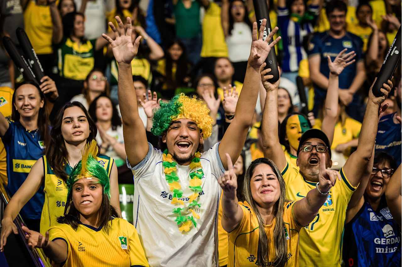 巴西🇧🇷球迷还是那么的热情2026世界女排联赛