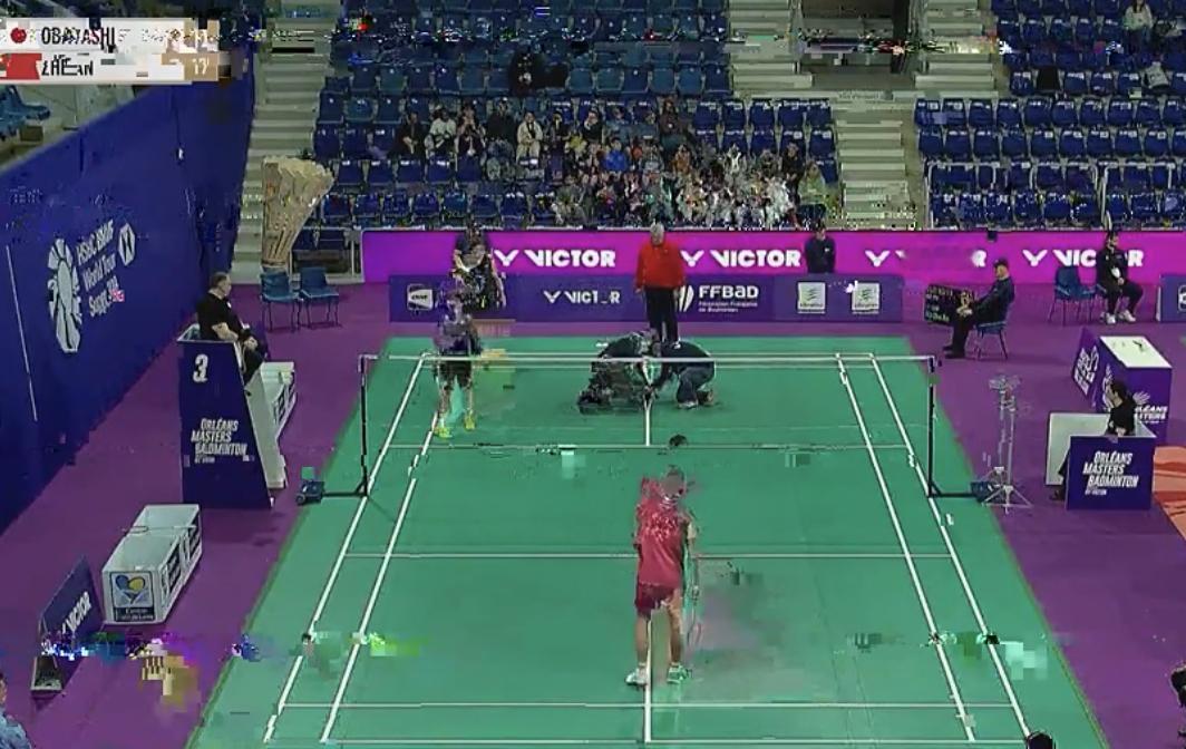 地胶开了，直播信号花的 中国羽毛球队2026年奥尔良大师赛