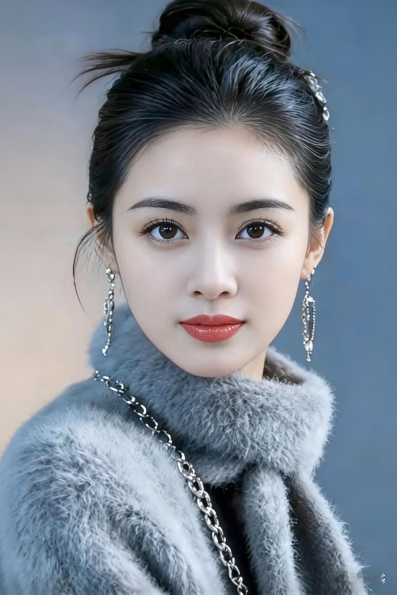 银饰与毛绒外套搭配，简直是优雅气质的秘诀！对于娇小女孩，毛绒外套配丝绒打底和灯芯