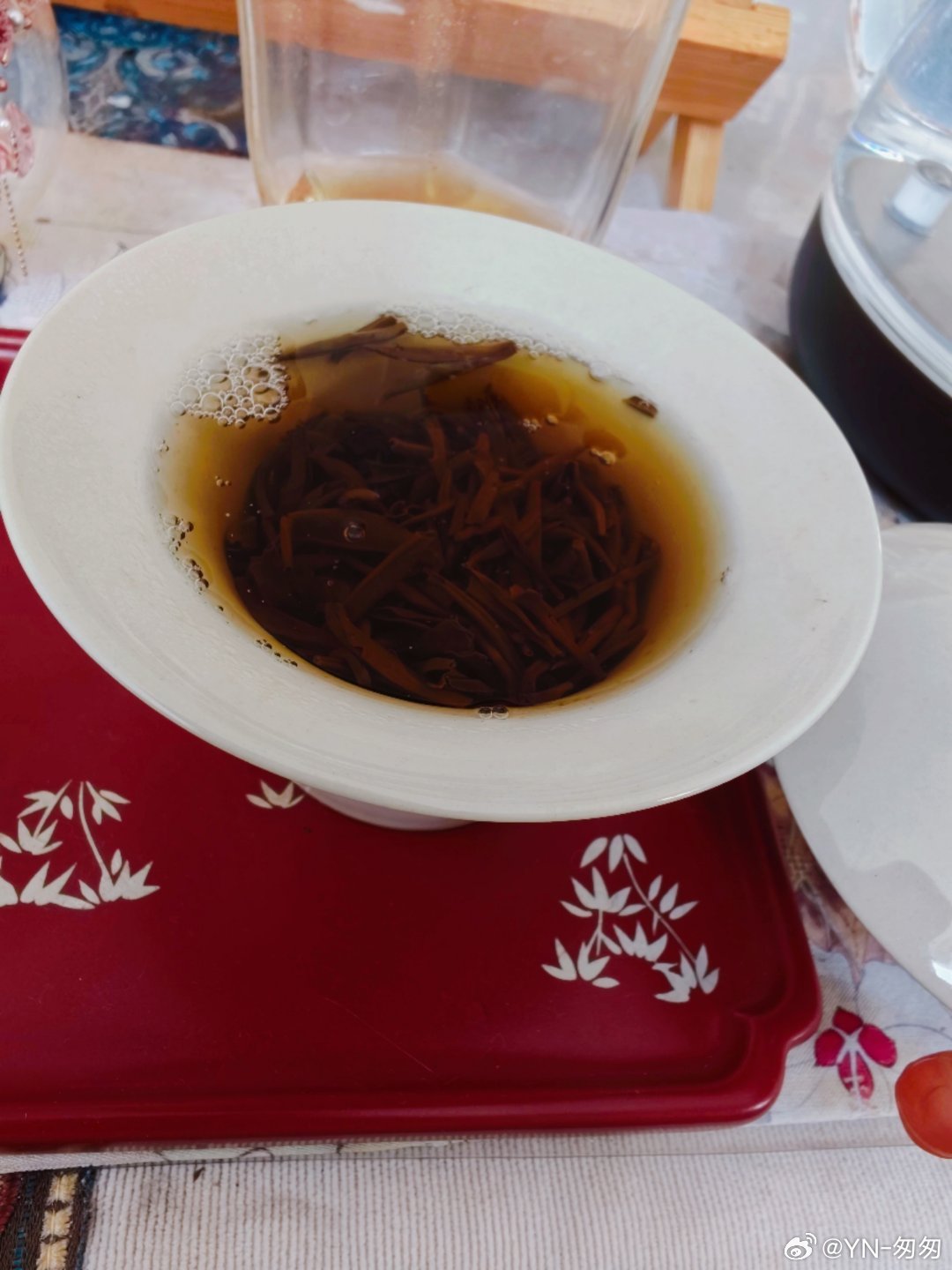 茶生活 终于有心情慢慢品口茶了，看看，这杯成色咋样 