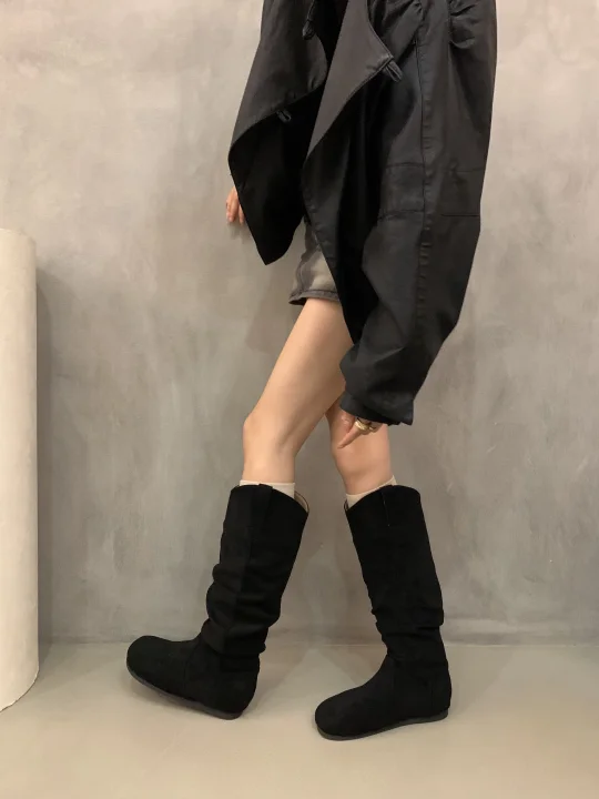 蘑糯糯同款黑色长靴！很好看哦