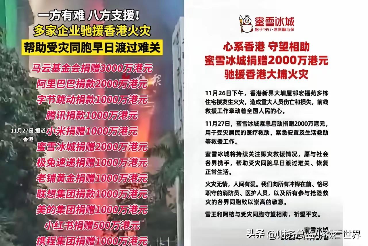 蜜雪冰城果然大手笔，居然捐了2000万。在大家的印象中，蜜雪冰城就是廉价的饮料店
