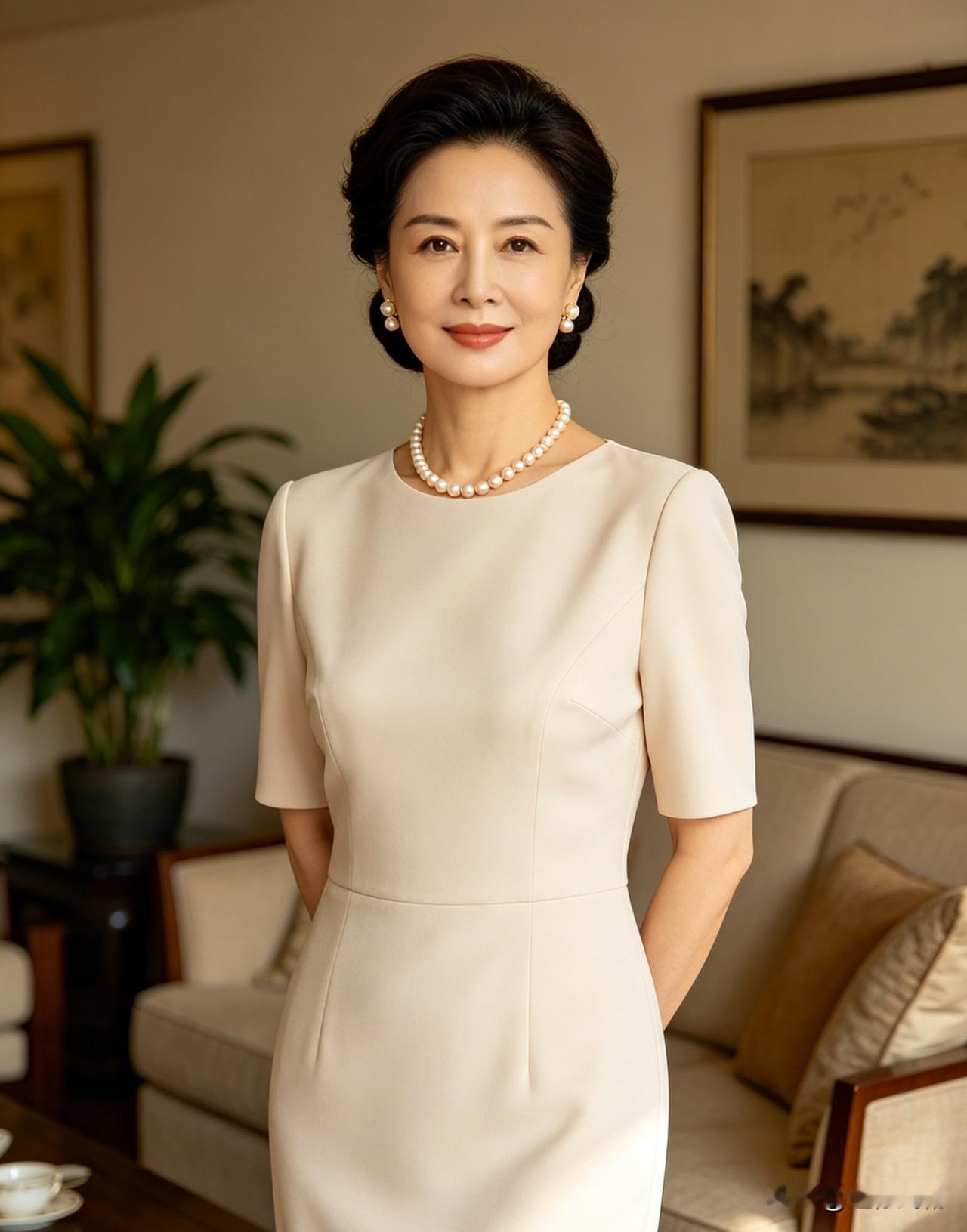 一、为什么中年更要好好打扮？
1. 外在状态是内在精气神的“名片”
中年拼的不再