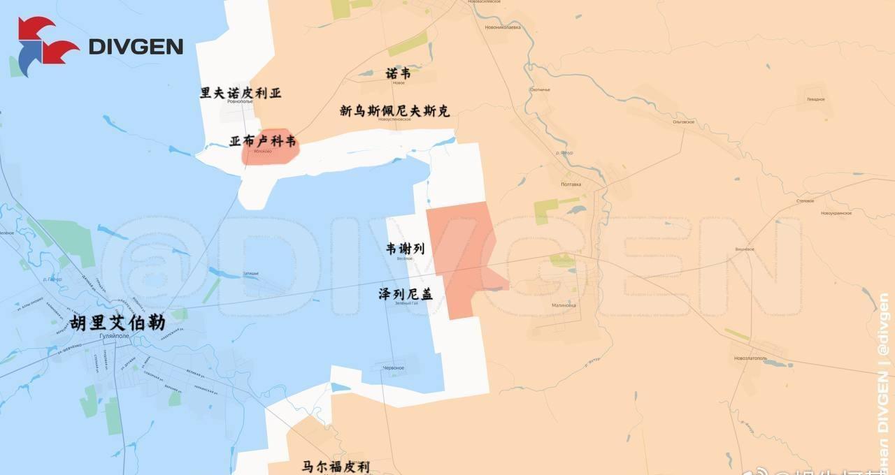 箭头社在追胡里艾伯勒的进度
🚩 Карта СВО