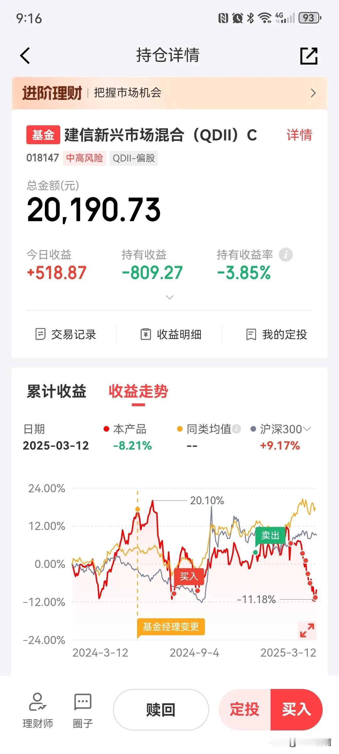 建信新兴市场大涨2.6%，这一波定投美股科技，和追涨恒生科技来说，真的是不相上下