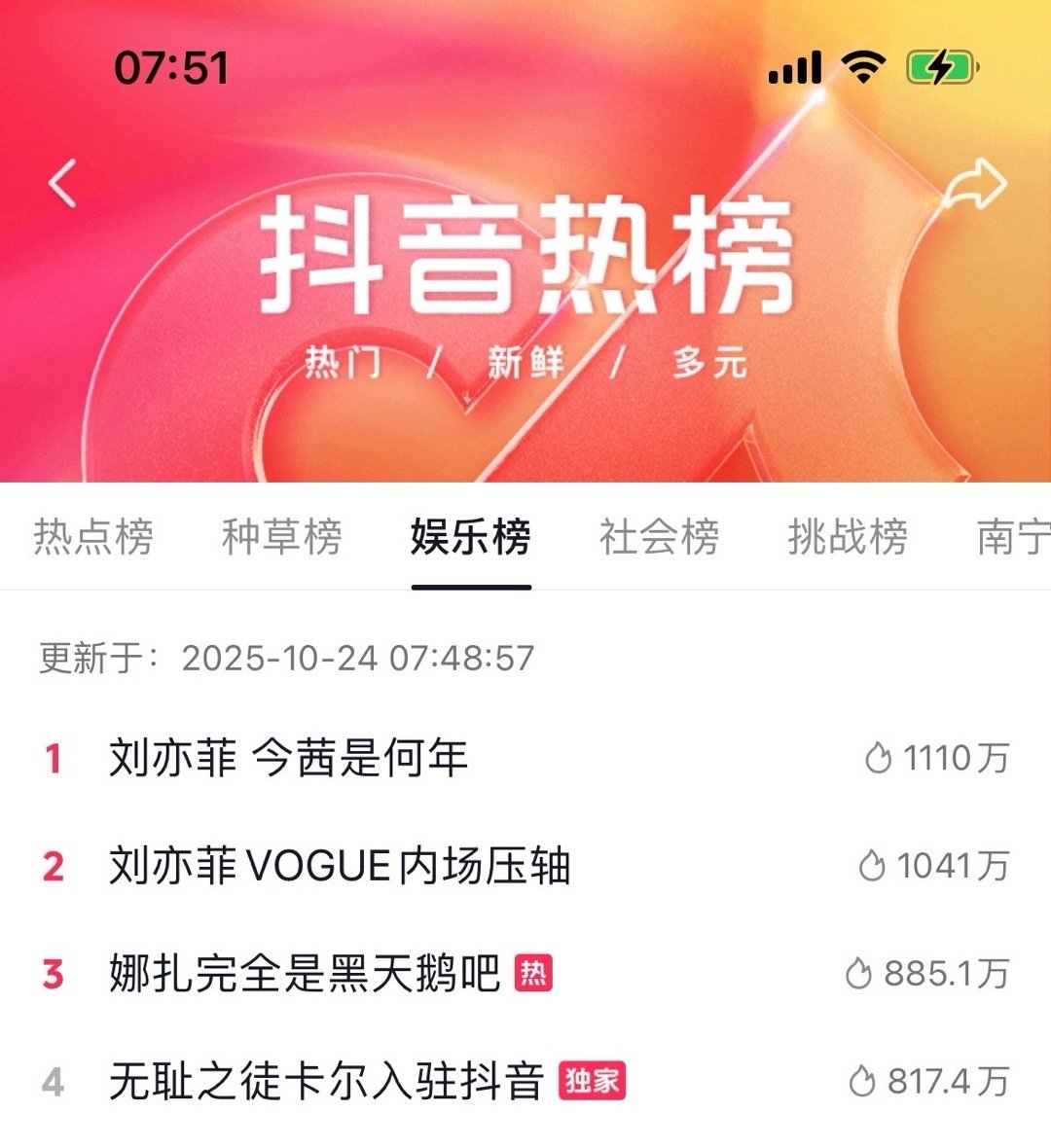 刘亦菲一人扛起活动热度，全平台，微博，小红书，抖音，全是她，星光具象化[点赞][