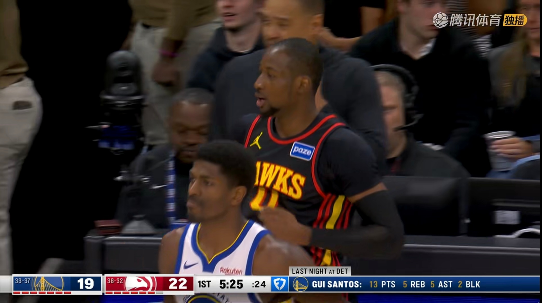 来了老鹰vs勇士