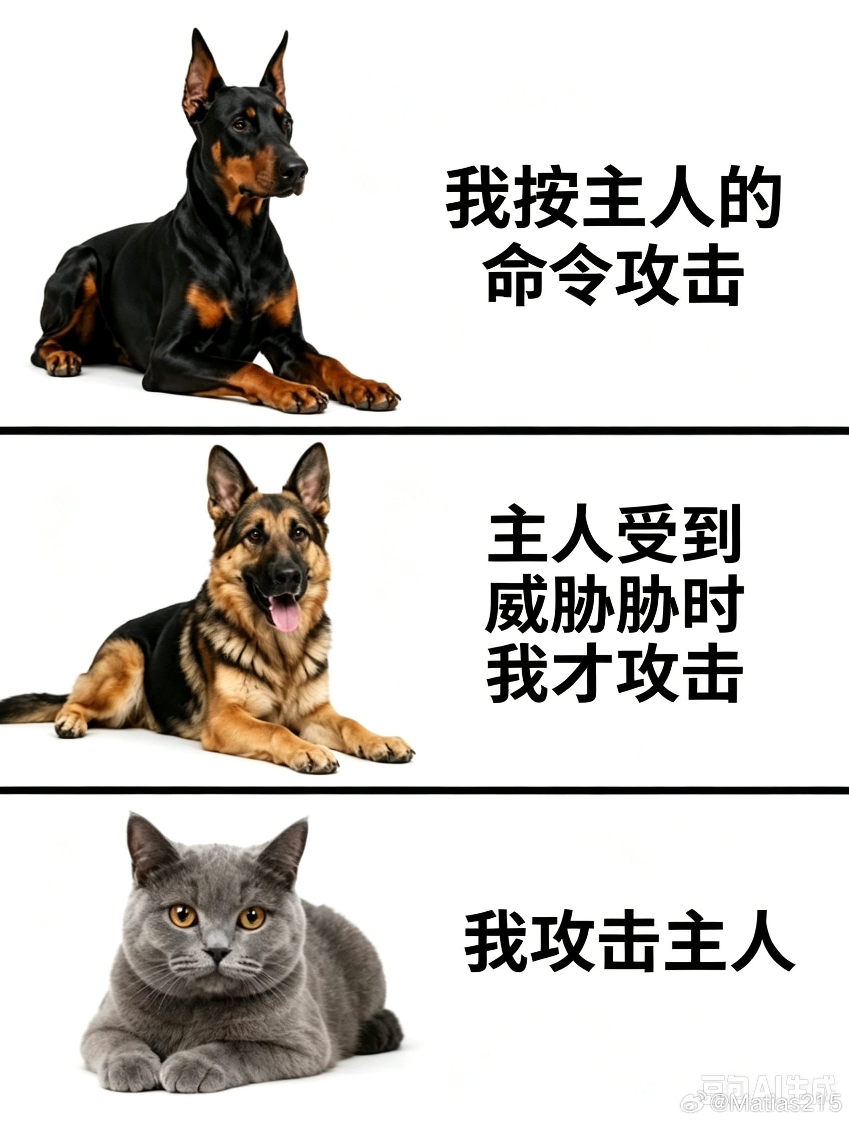 不同宠物的攻击模式我现在腿上还有三条伤痕，猜一下，我养的啥 ​​​