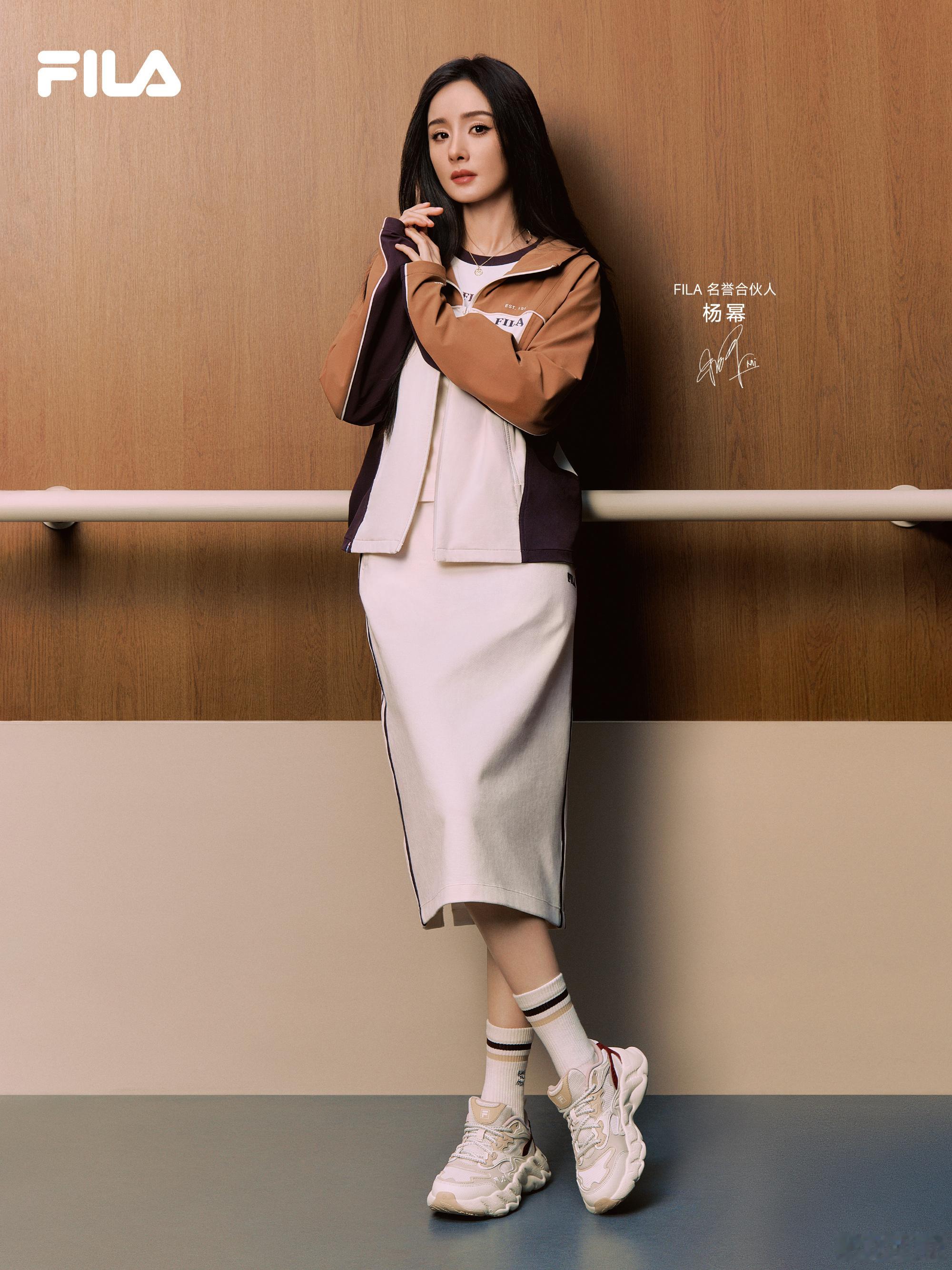 杨幂fila大片，好高级的感觉