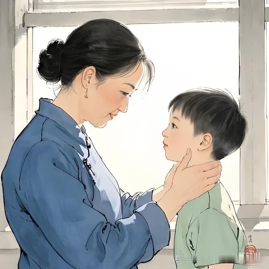 “世间爹妈情最真，泪血溶入儿女身。殚竭心力终为子，可怜天下父母心！”
相传这首白