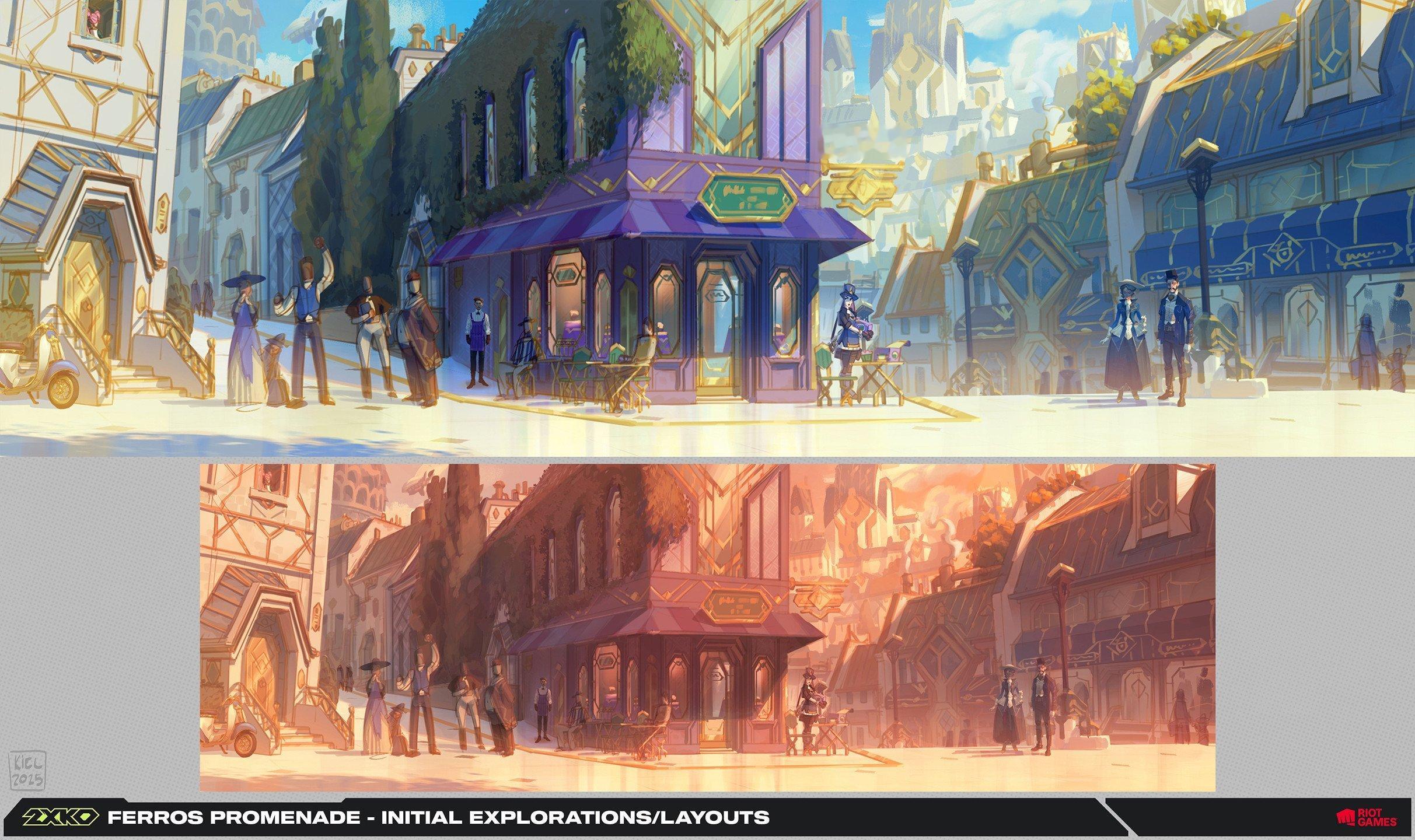 拳头格斗游戏《2XKO》场景设计英雄联盟