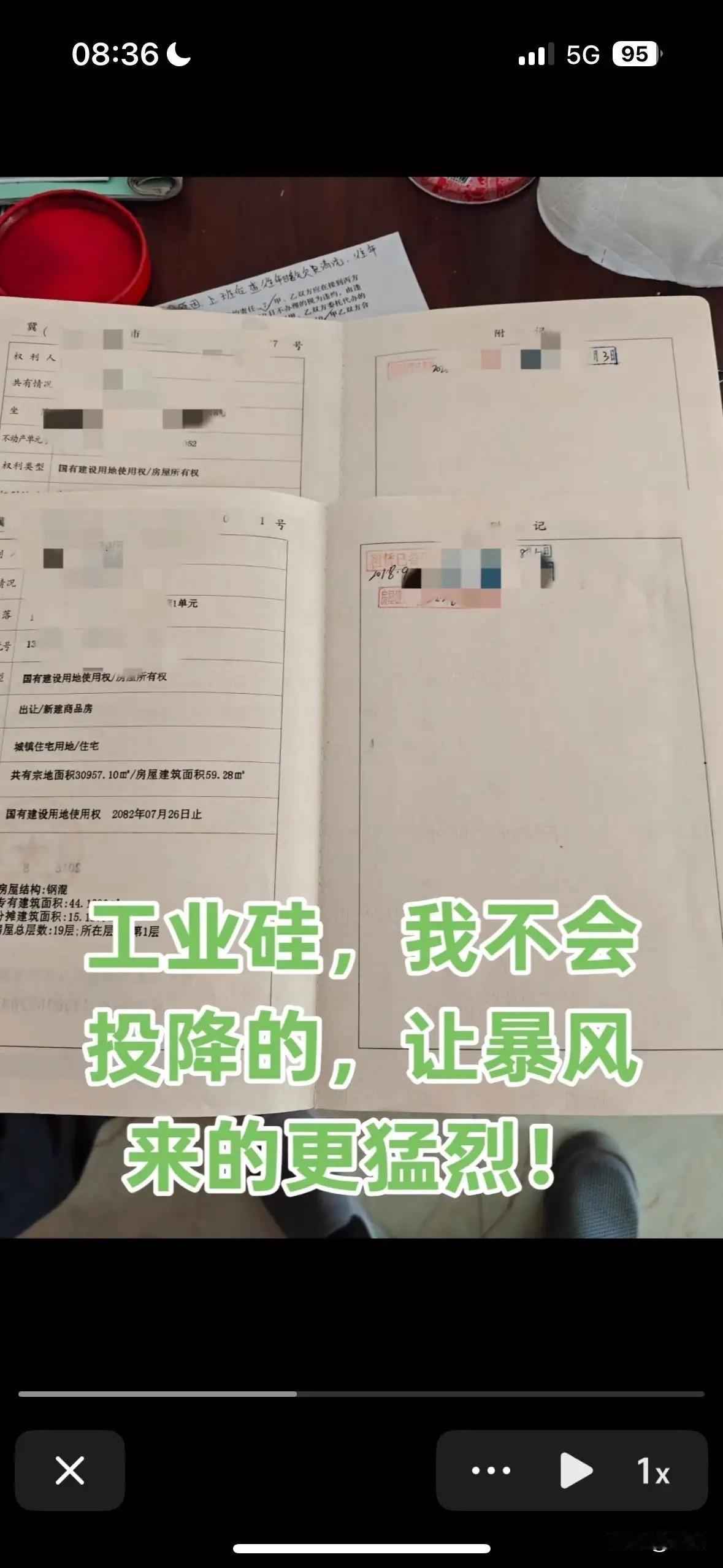 工业硅上演惊天V型反转，昨天说的压房那哥们如果操作的好，现在已经是50平变100