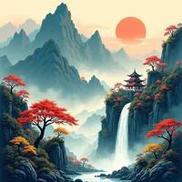 下联：铺笺咏月星
解析：“铺笺”承接上联创作的情境，与“落笔”相对，动作连贯。“