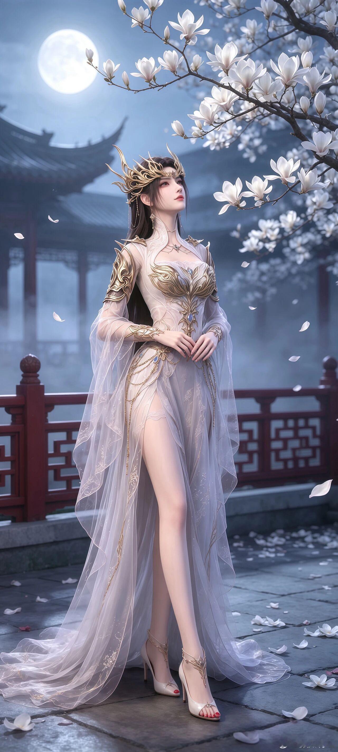 斗破苍穹-美杜莎：全新建模，蛇渊之上落清辉，一眼见尽雪域与荣光次元新星计划国漫动