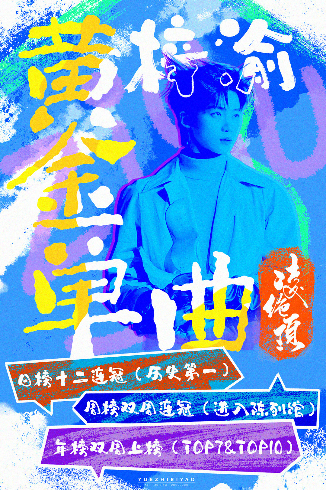 梓渝凌绝顶获黄金单曲 恭喜梓渝国风单曲《凌绝顶》正式解锁黄金单曲认证！这也是他个