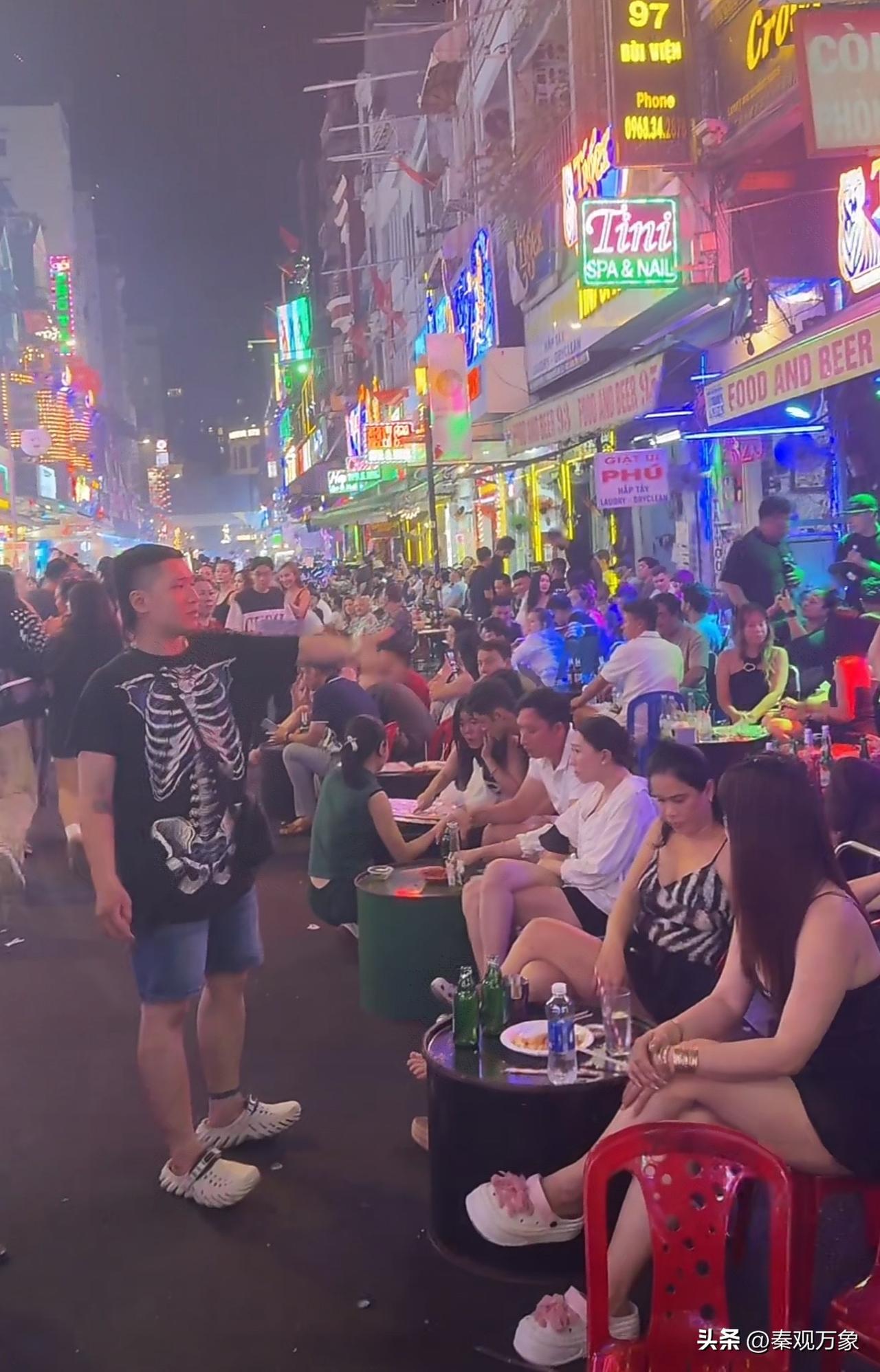 越南胡志明街头真实生活场景越南