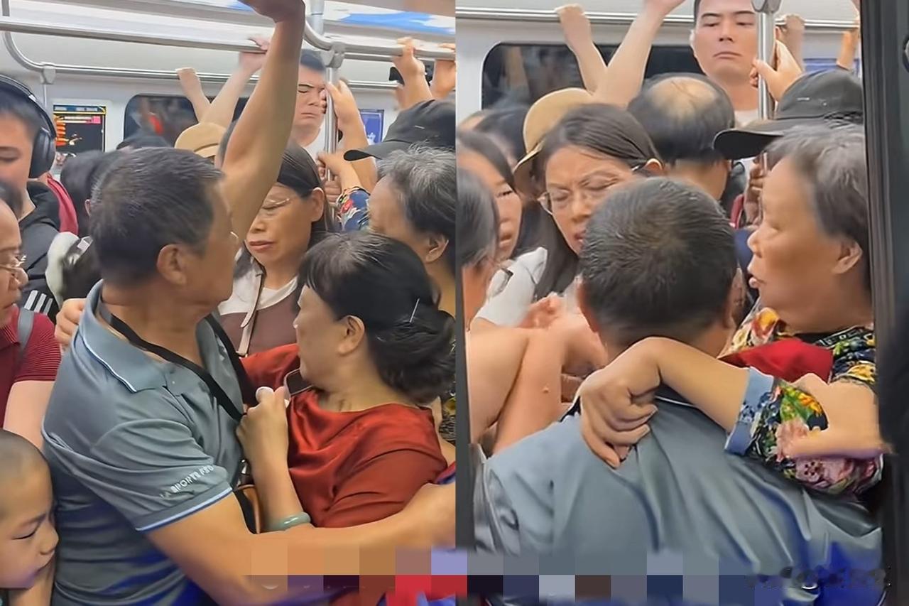 笑不活了！武汉地铁把观众都挤懵了，你说这大爷到底和谁是一家？
 
国庆节期间，武