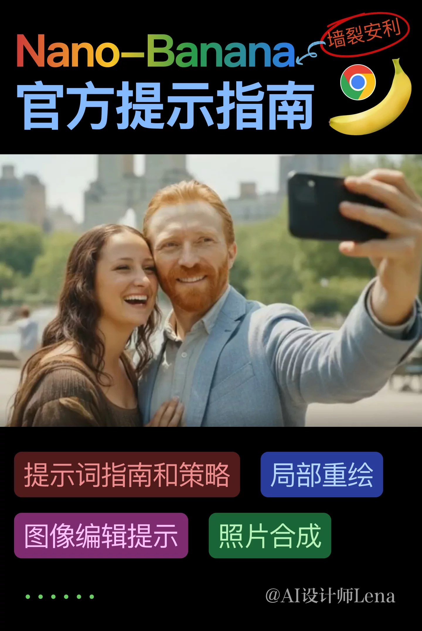 ai创造营 15页谷歌Nano Banana官方提示词全解！强烈安利 ​​​