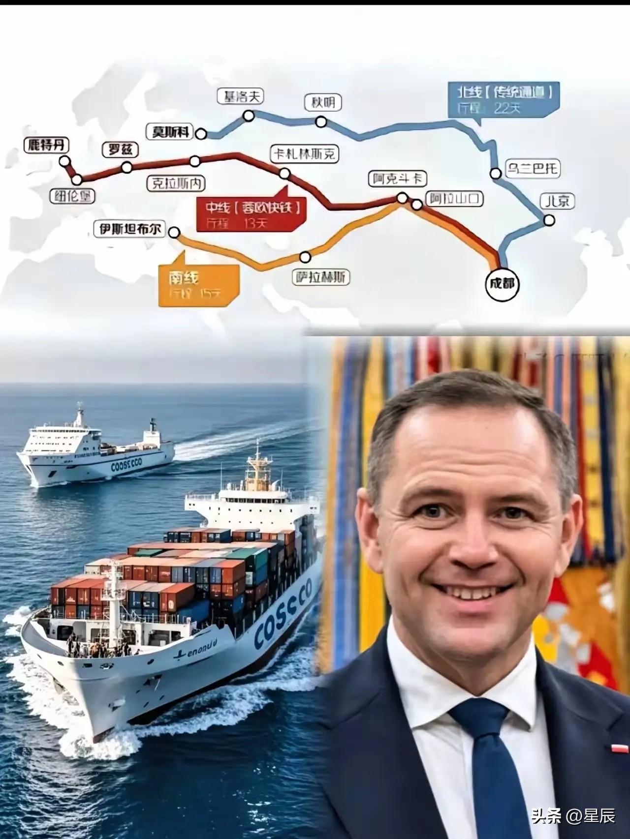 波兰现在肯定很不不爽
他怎么也想不到
波兰停运中，欧班列想讨好西方。
想逼迫东方