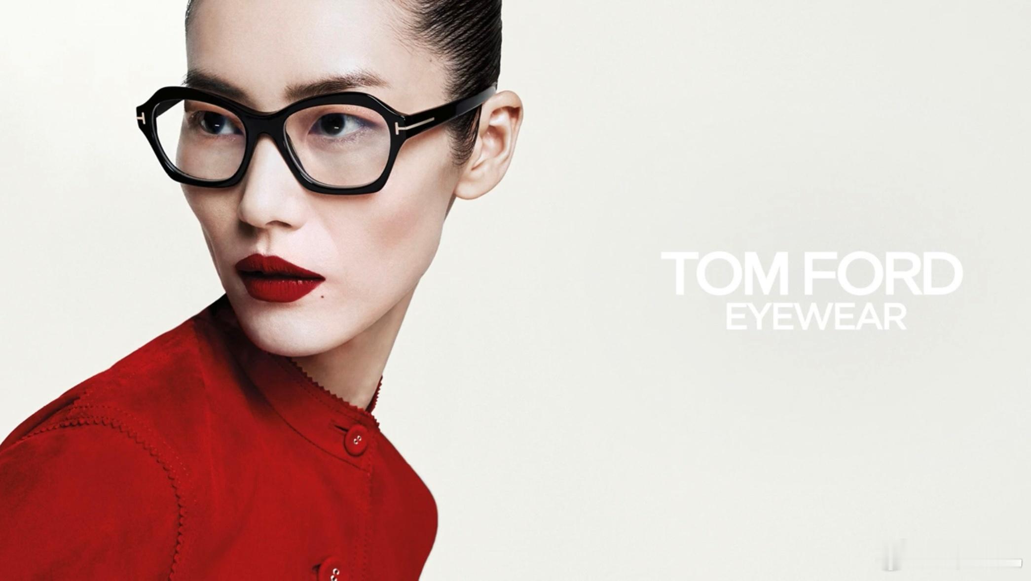 时尚灵感解读 ｜TOM FORD Eyewear F/W 2026 Ad，刘雯横