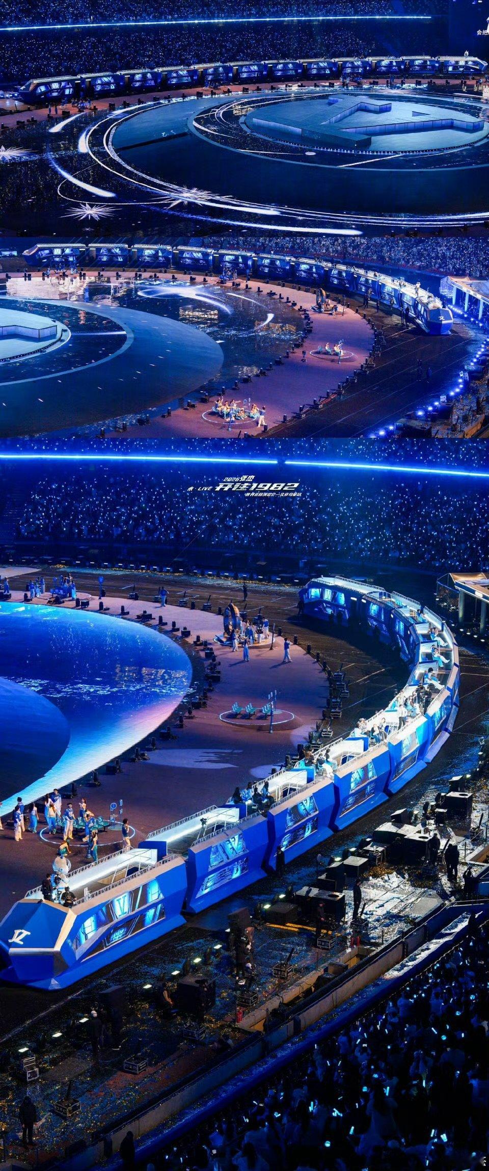 张杰张杰鸟巢工作人员有四百多人四百多人的团队，只为呈现最完美的现场，张杰对待舞台