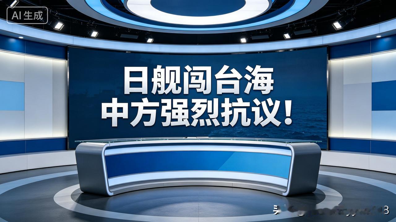 太气人了！日本军舰硬闯台海，还敢耀武扬威？中方当场强烈抗议，这红线绝对碰不得！