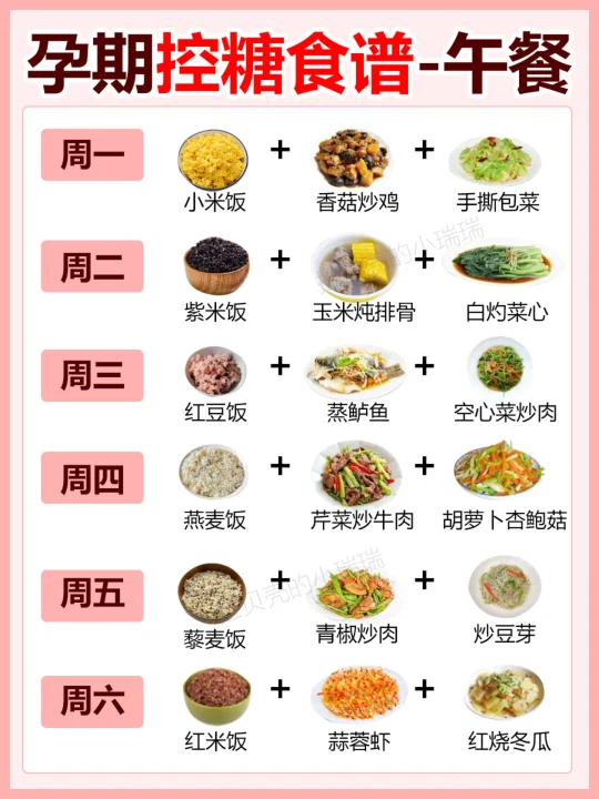 孕期控糖饮食清单｜亲测有效的孕期控糖食谱