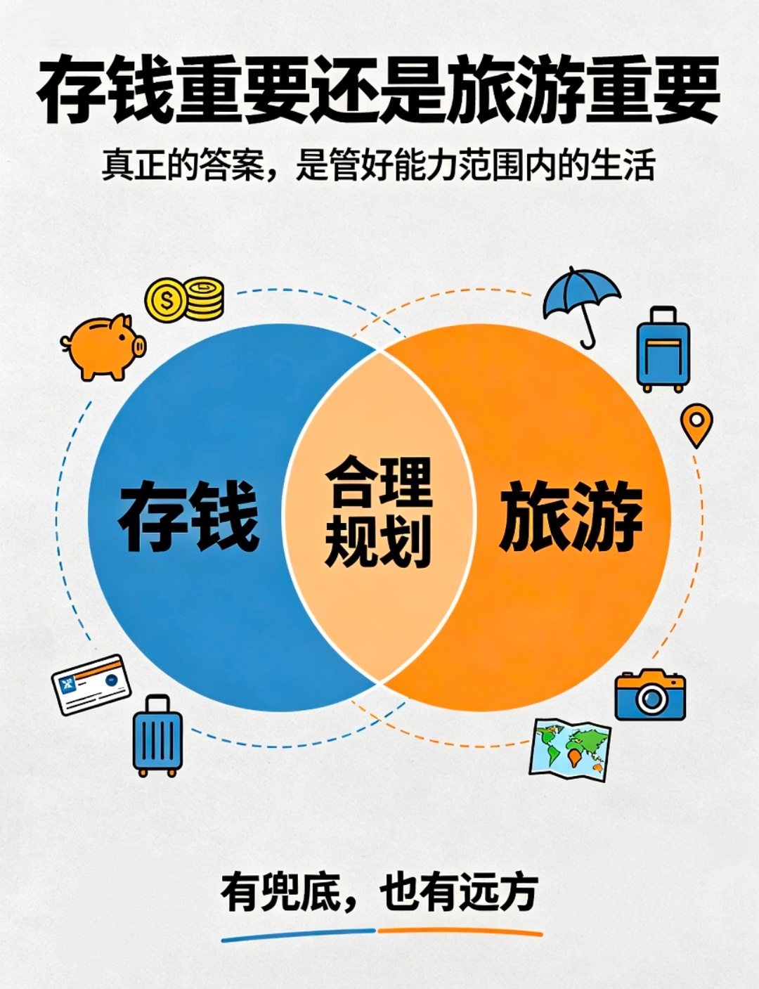 存钱重要还是旅游重要 ⭐关于存钱和旅游的争论，本质是两种生活选择的博弈。⭐存钱是