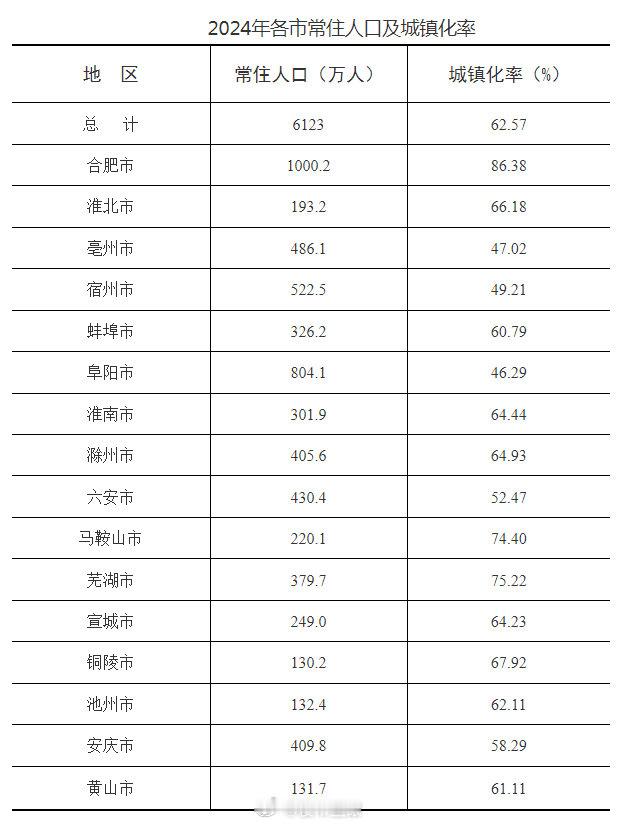 2024年芜湖常住人口增加4.1万！ ​​​