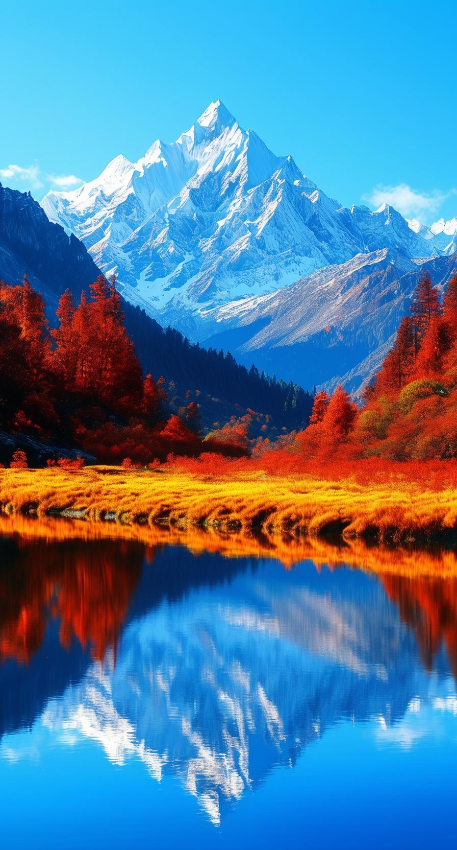 赏析：这幅对联的下联“户户家家幸福长”与上联“山山水水和谐美”相呼应，通过“户户