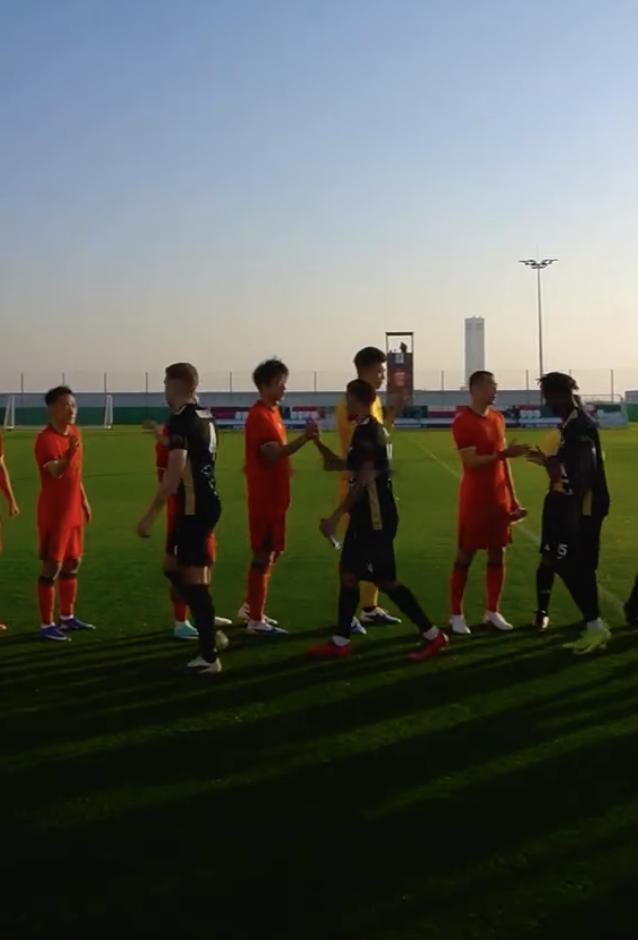 热身赛 中国男足2-0阿拉伯猎鹰 张玉宁、林良铭进球 U23国足3比0越南U23