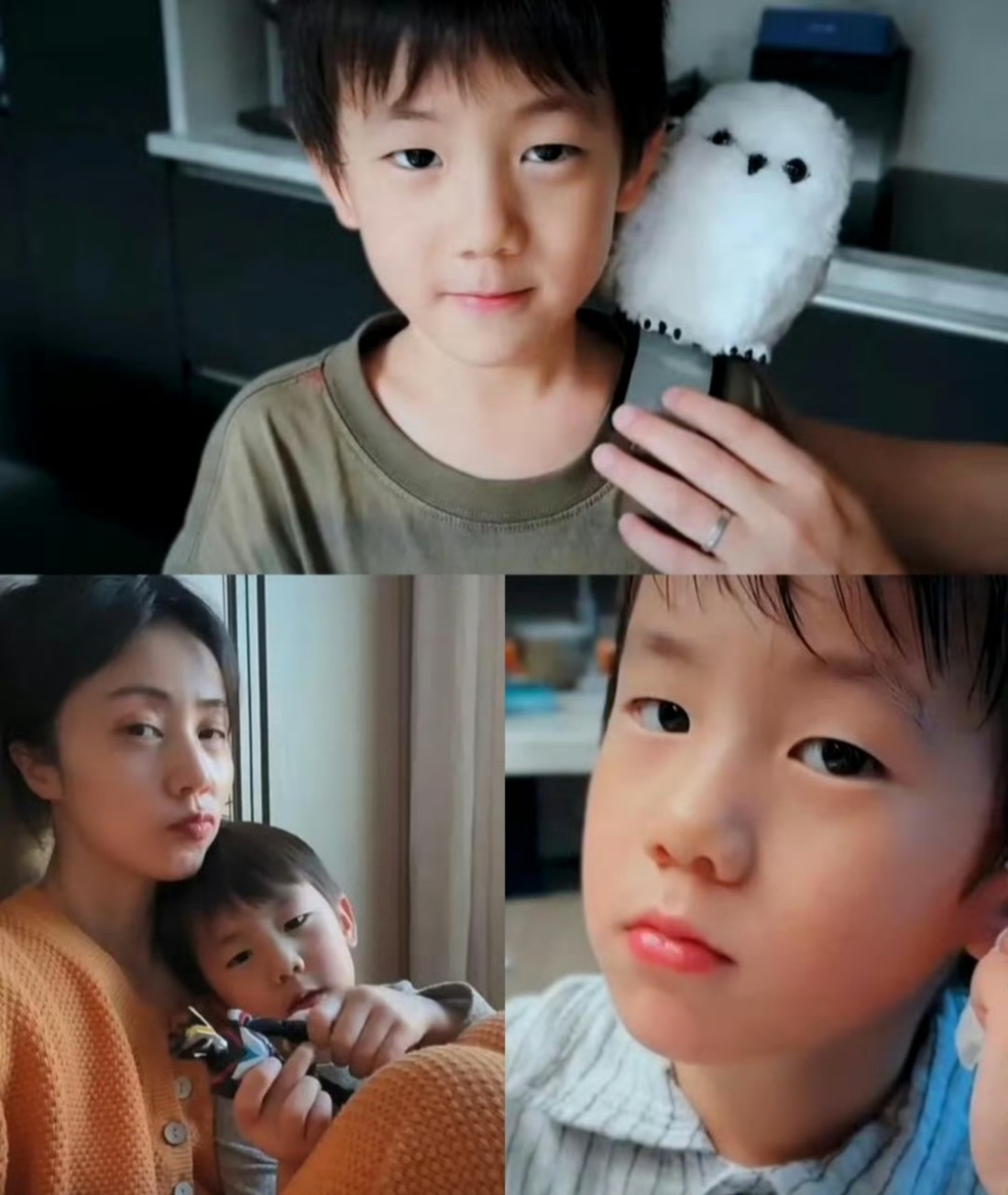 黄磊孙莉8岁小儿子罕见露面都已经这么大了啊！长成大孩子了[鼓掌][鼓掌] ​​​