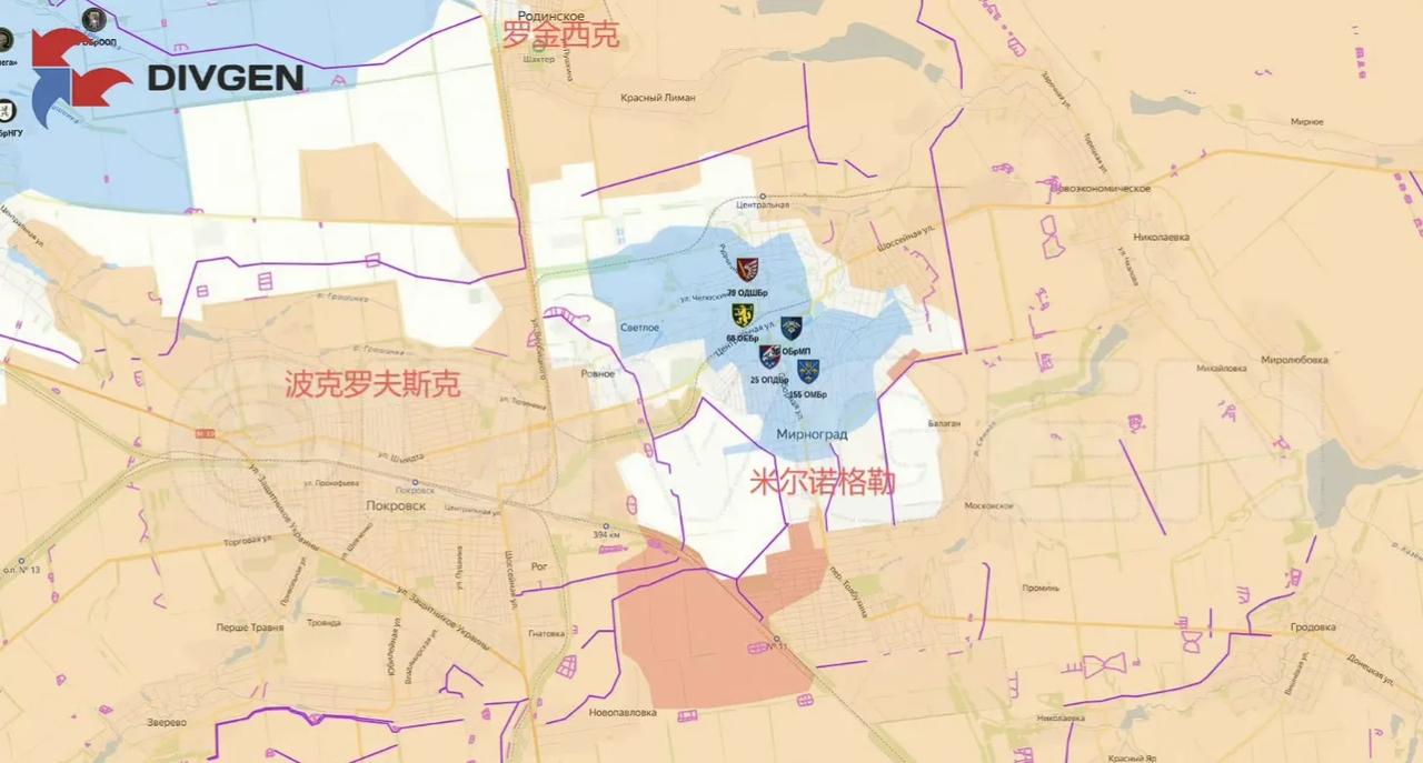 俄军在季米特洛夫继续压缩包围圈，尽管在这个包围圈里有乌军5个旅的番号，但总兵力少