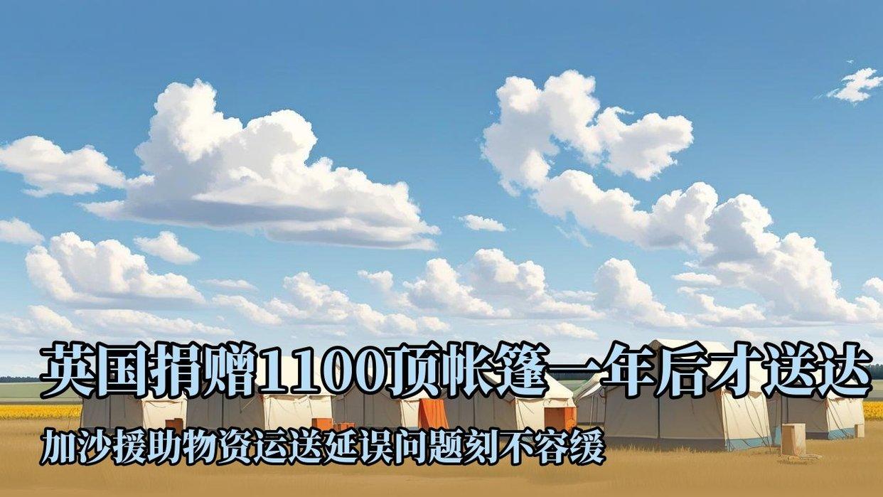 捐赠的1100顶帐篷一年后才送达
       加沙援助物资运送延误问题刻不容缓