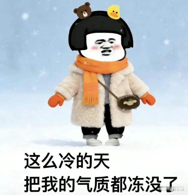 北风呼呼的吹，好冷。
爱我的人记得多穿点。
不爱我的人，
算了，随他去吧。

大