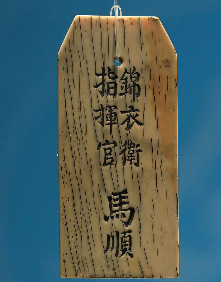 这是辽宁博物馆收藏的锦衣卫指挥使马顺的牙牌。马顺可是明朝唯一一名被文官群殴而死的
