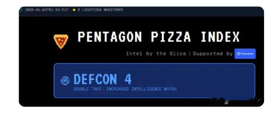 嘿，最近多家外媒报道美国五角大楼附近披萨订单上升，这可太有意思了！有个“五角大楼