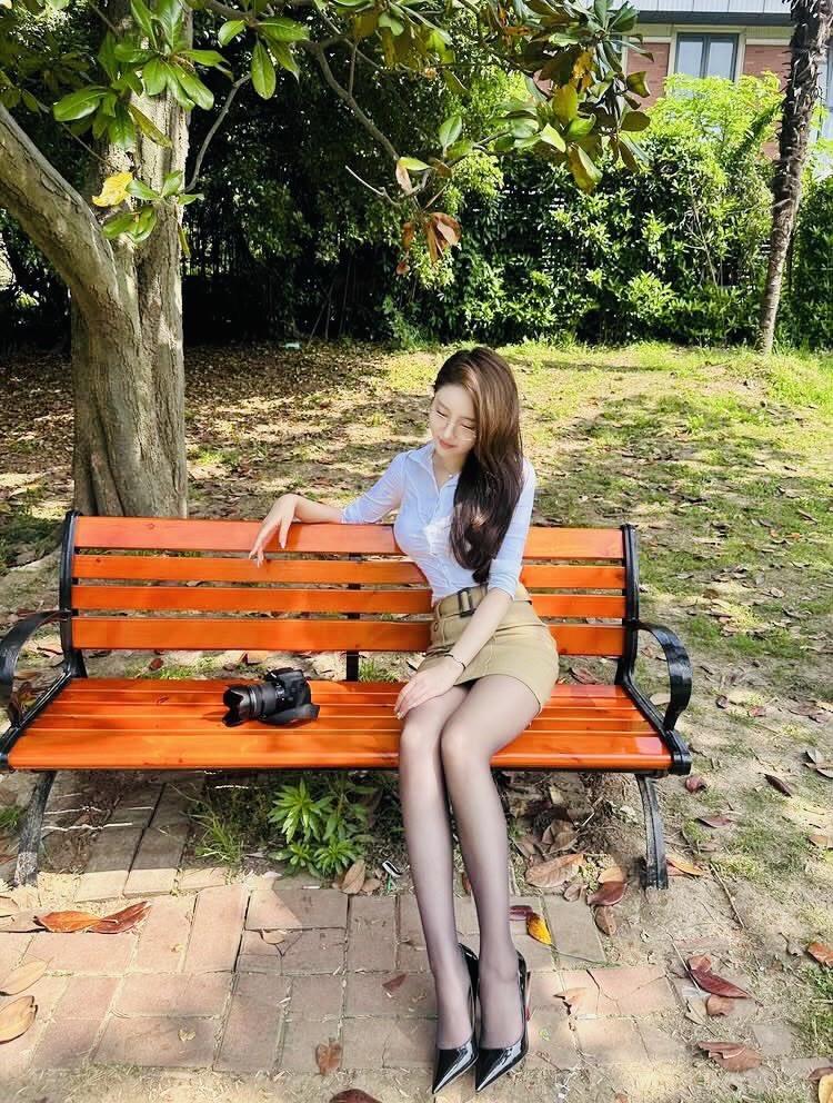 街拍拍到美女摄影师街拍 旅拍 人像摄影 大连拍照