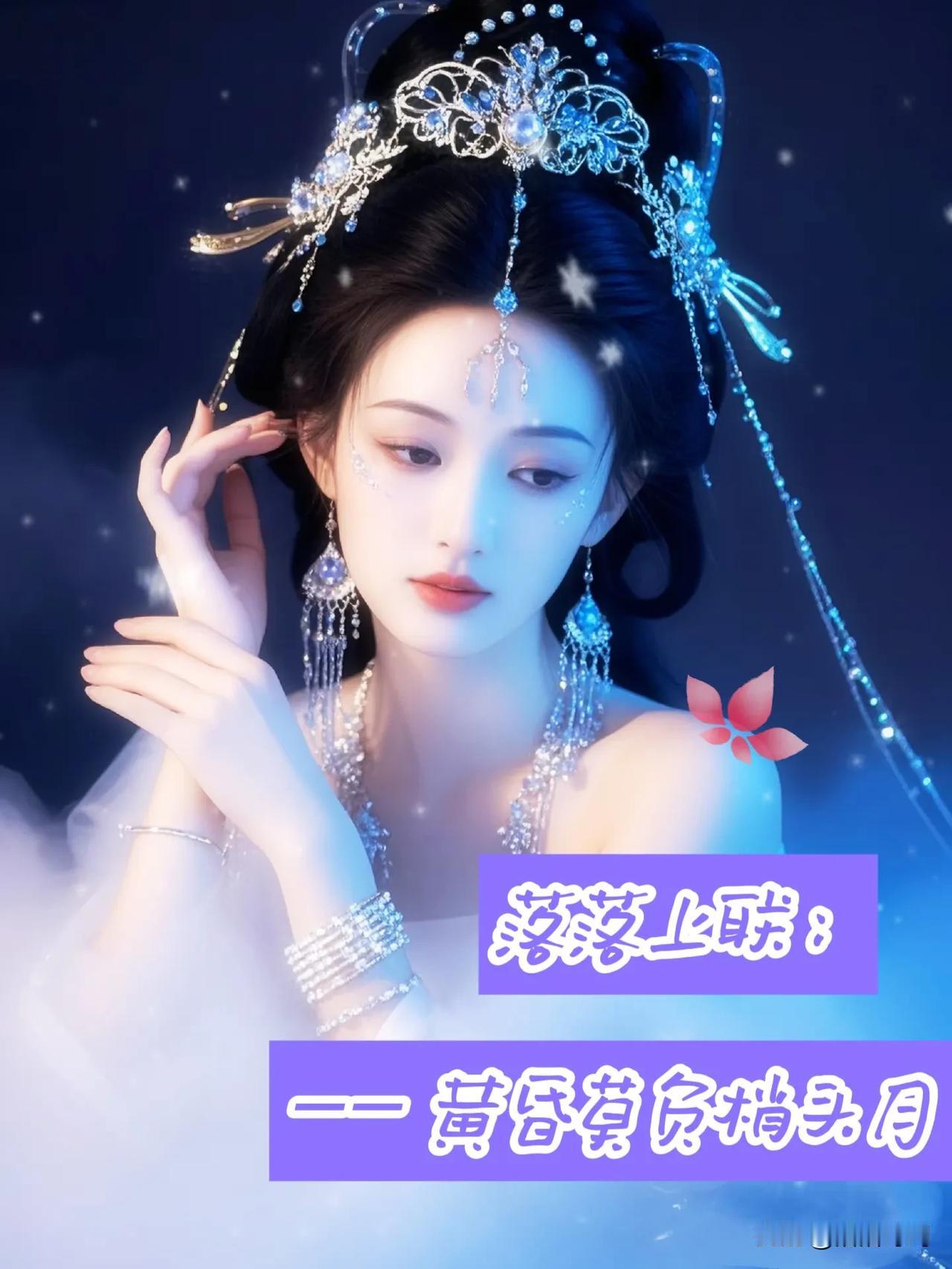 [玫瑰]💫💫落落续句诗💫
无声挂向柳梢头，看尽人间春与秋。
多少黄昏空错过