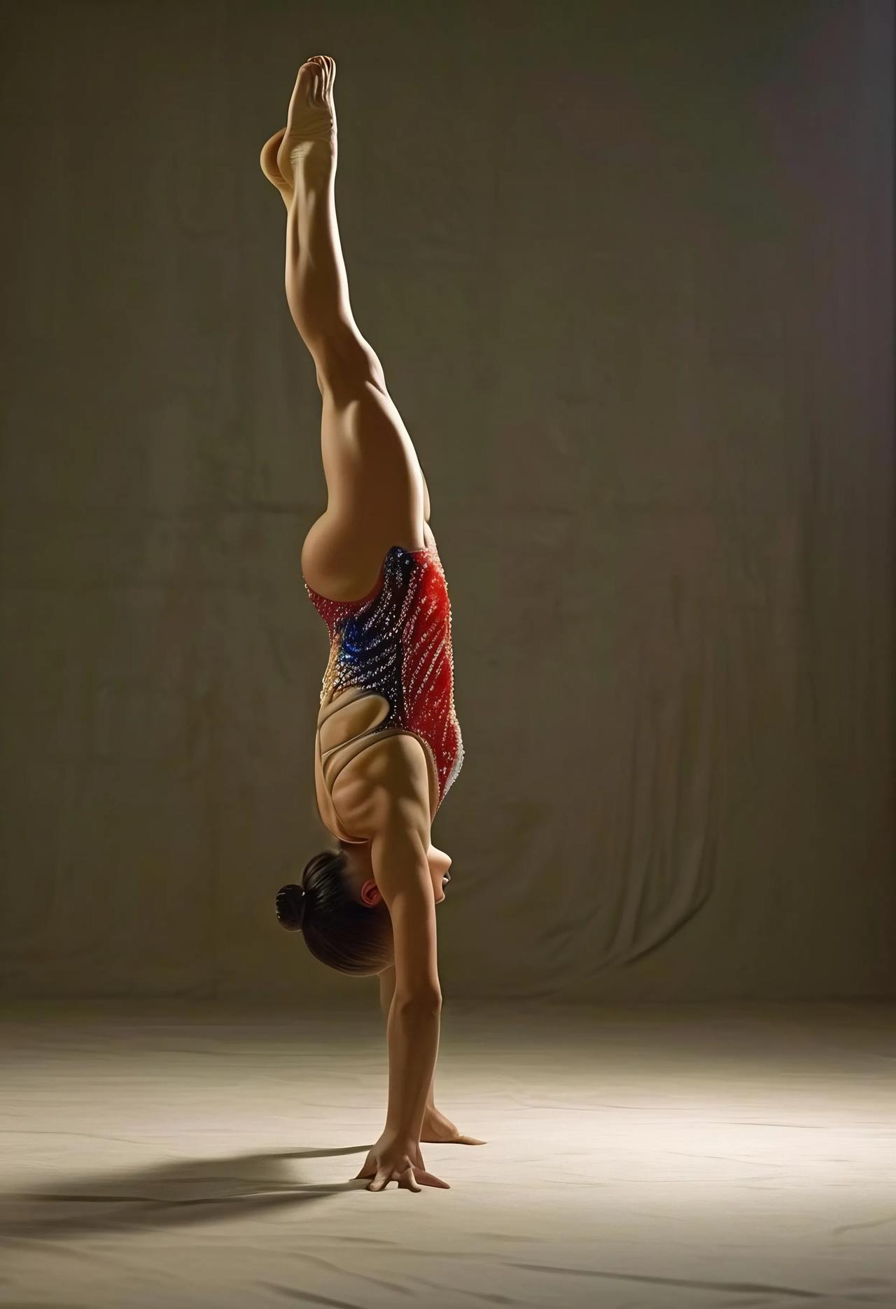 这个倒立，看似简单，其实很难[呲牙]
突然想学第八套广播体操了，当年跟玩一样。跟