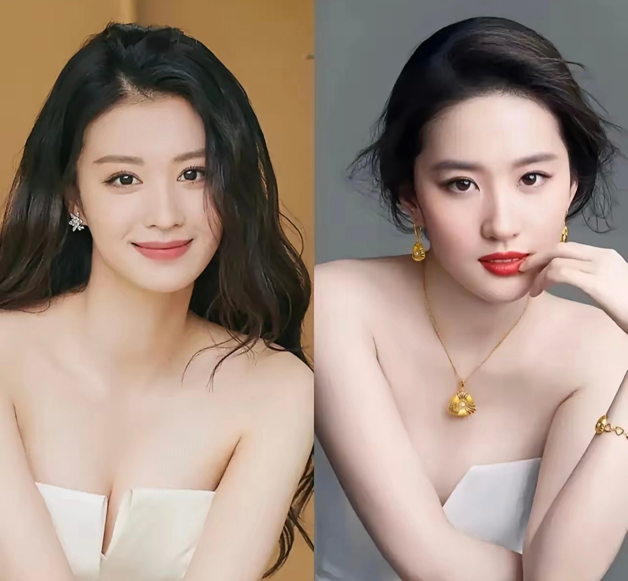 王楚然一句：“刘亦菲独一无二，我也是。”一下子对她好感就上来了！一个给人的感觉是