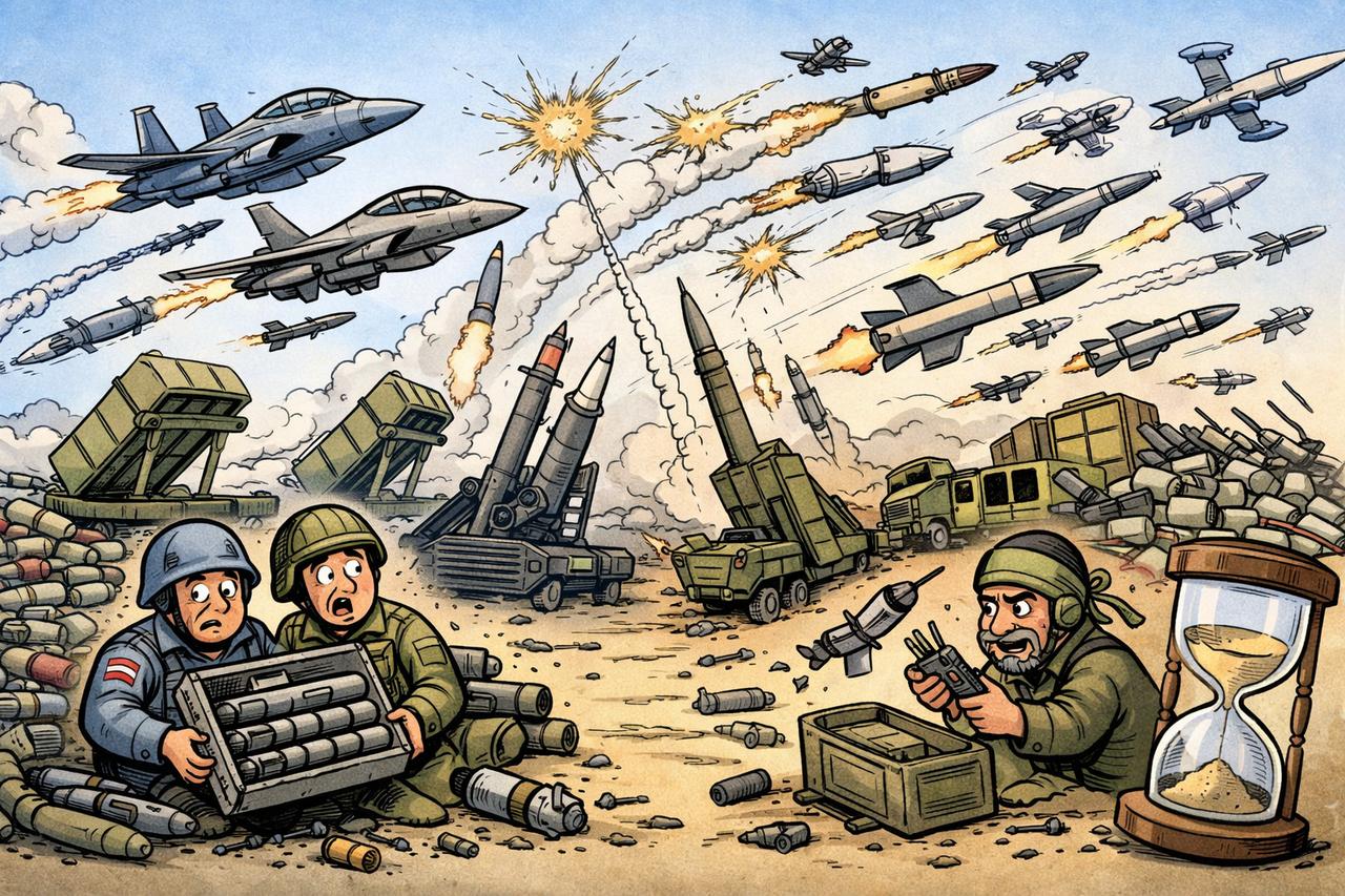 美国、以色列和伊朗都在与时间赛跑。
美国和以色列对伊朗发动大规模空袭后，这场冲突