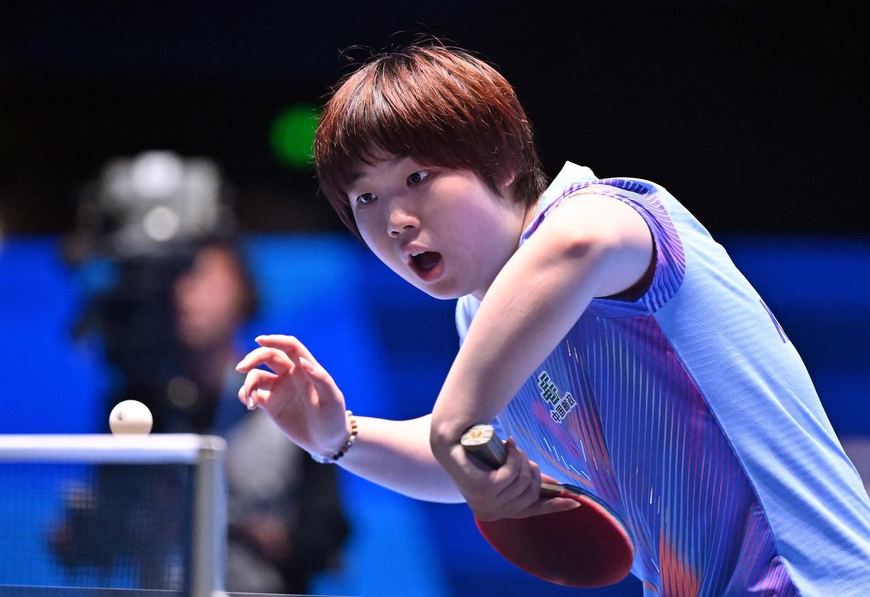 刚刚结束了一场海口亚洲杯女单小组赛第二轮，女单世界排名第4名的国乒选手蒯曼，发挥