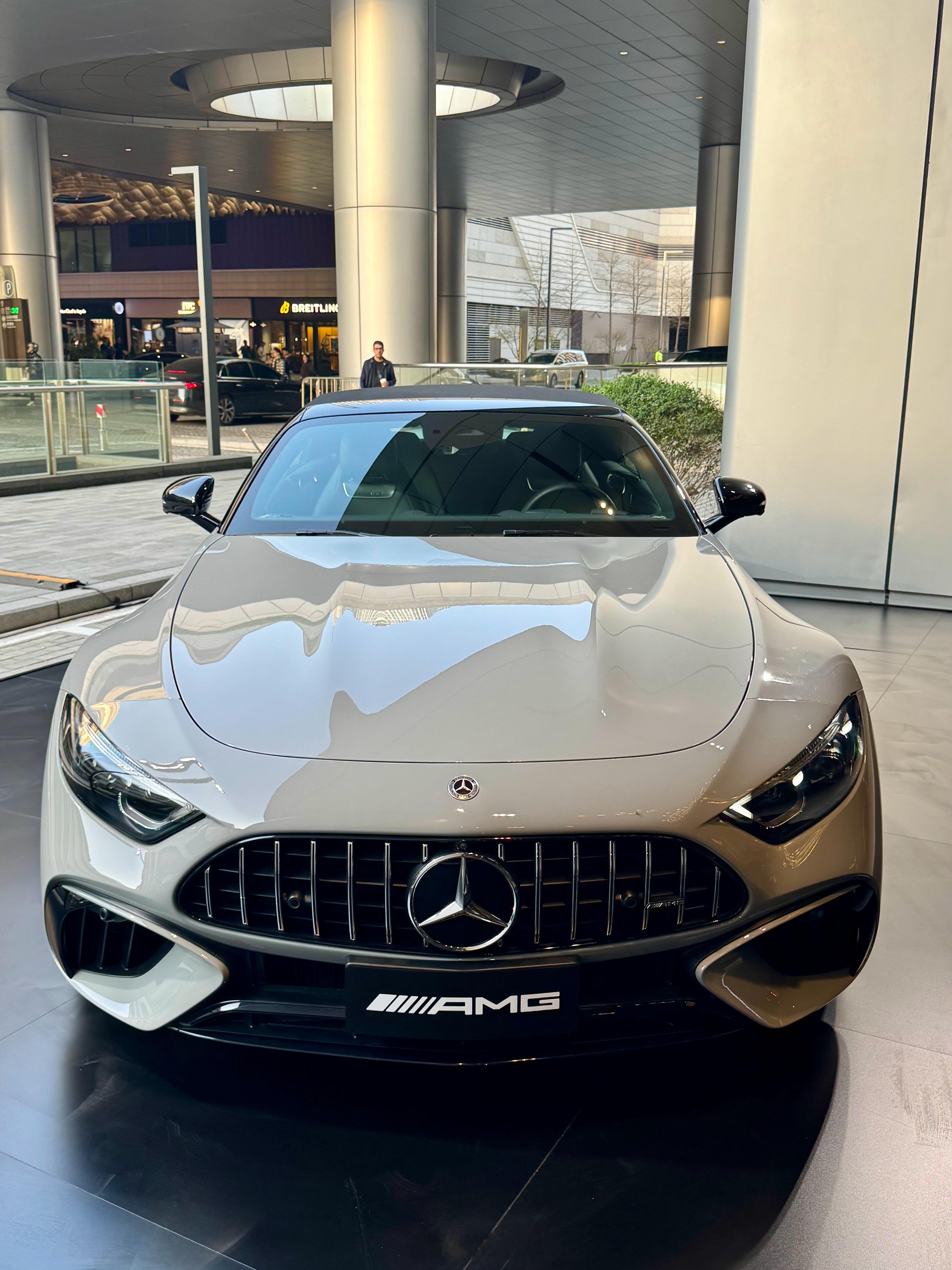 优雅和暴力的结合体，远峰灰AMG SL63[色][色][色]奔驰sl级amg20