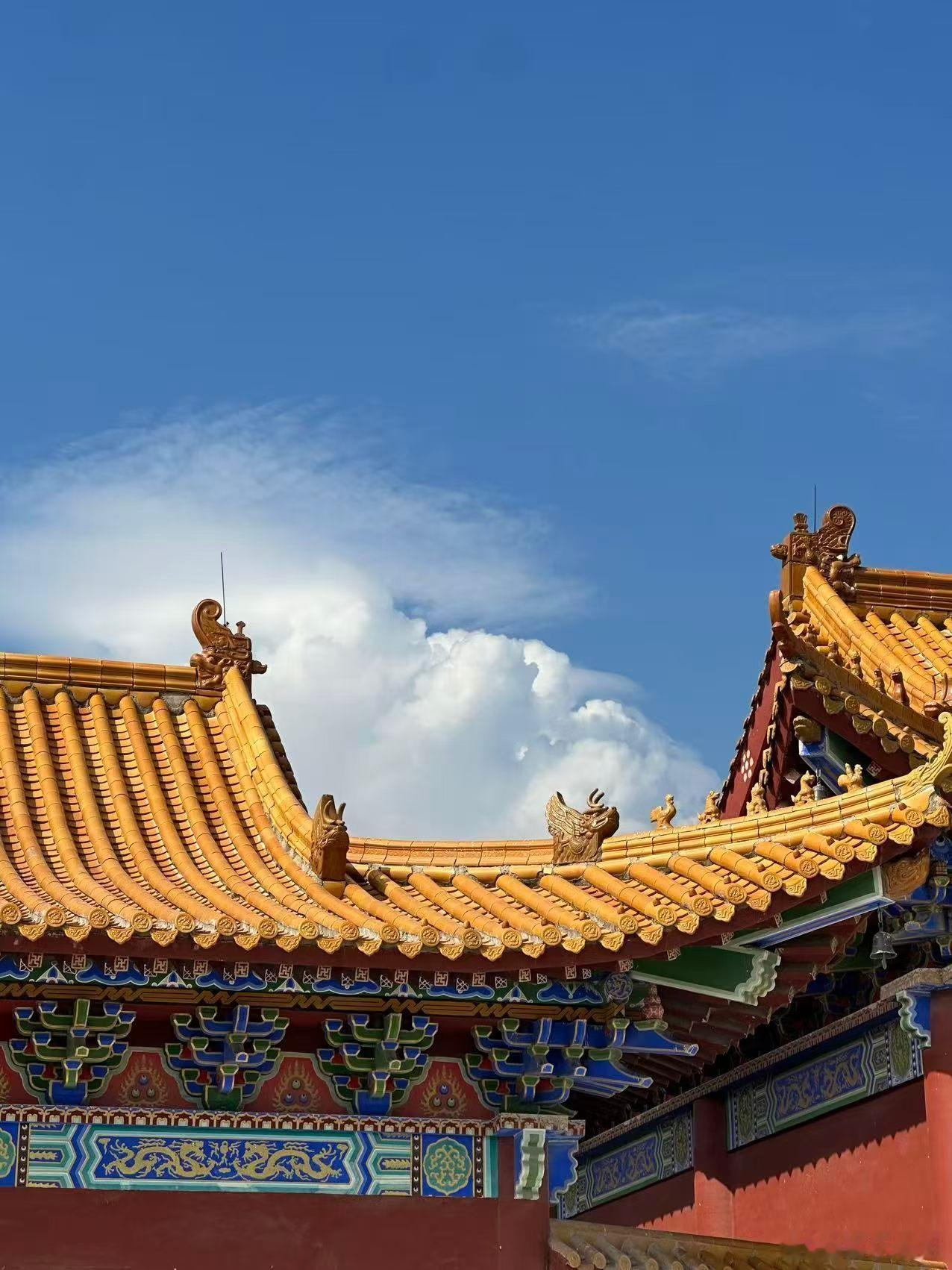 立秋之后温度骤降啊，开光的时候只觉得秋高气爽，秋日胜春朝~ 天公作美，福禄俱来?