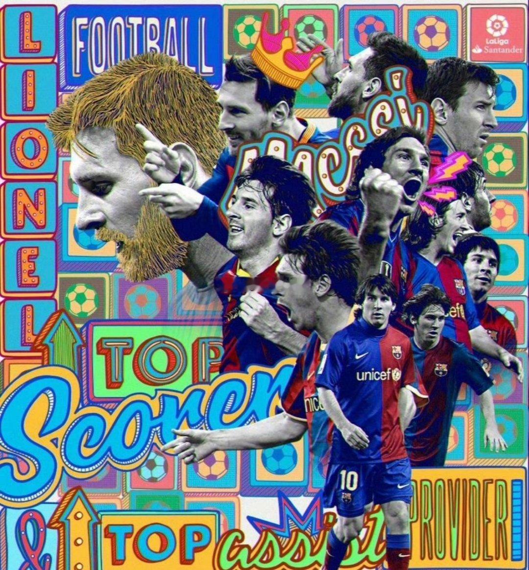 梅西年度助攻位居足坛第2一个好的球员，除了做好自己的本职外，还有奉献精神