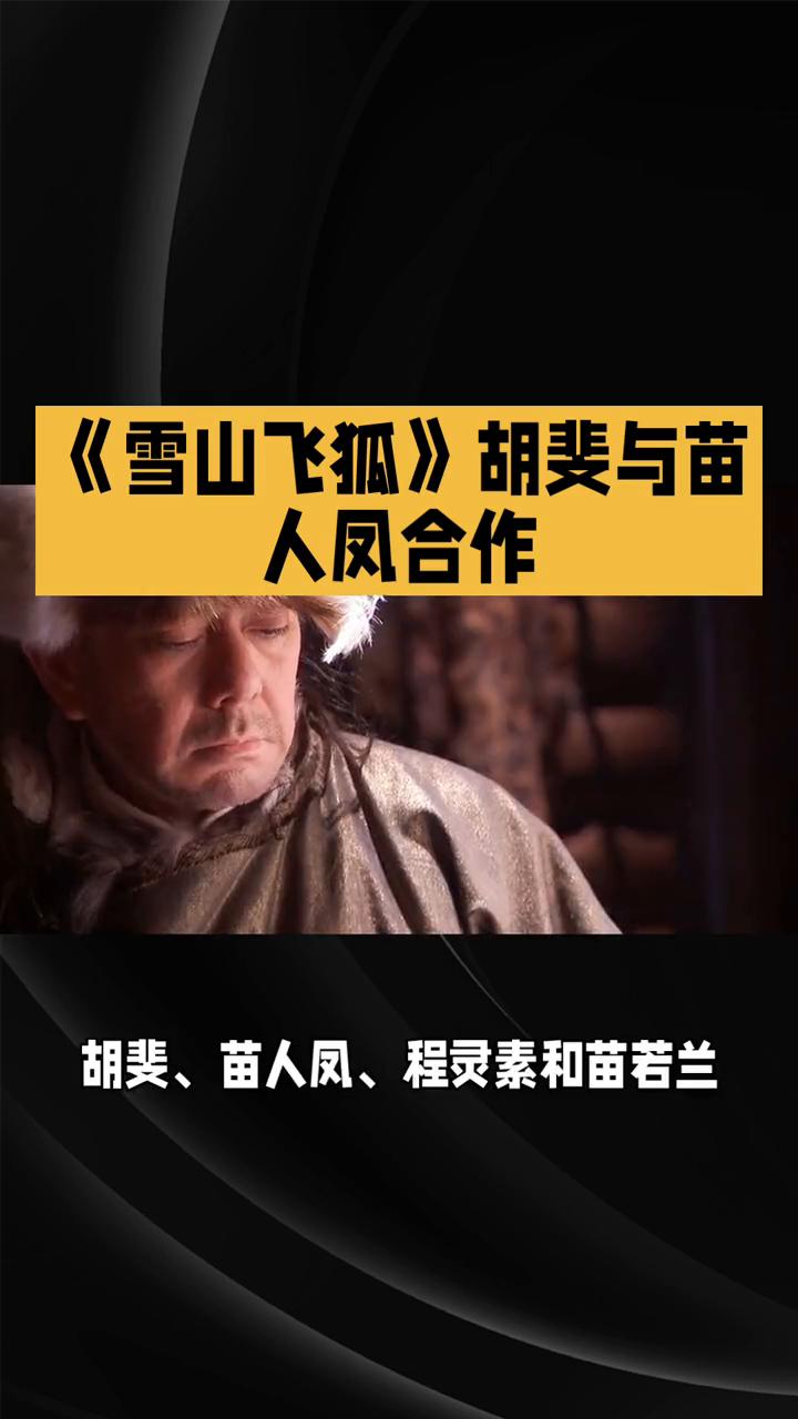 《雪山飞狐》胡斐与苗人凤合作。
85版《雪山飞狐》第十九集：绝处逢生与真相渐显。