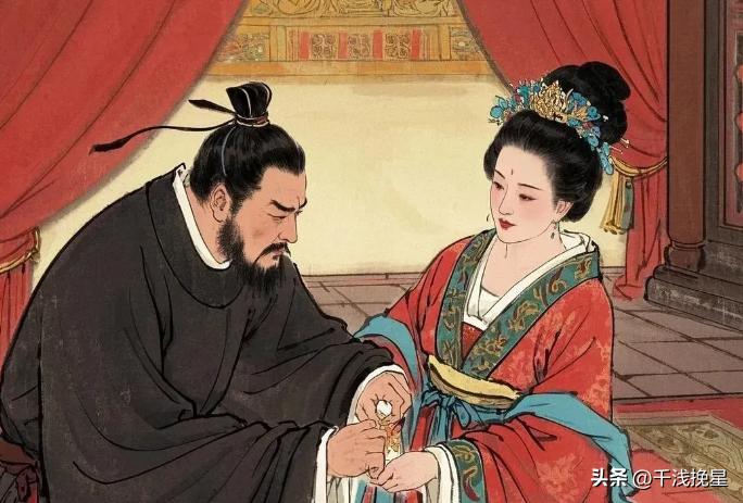 912 年，朱温召儿媳王氏侍寝，谁料王氏轻声在朱温的耳边说：“你儿子要谋反！” 