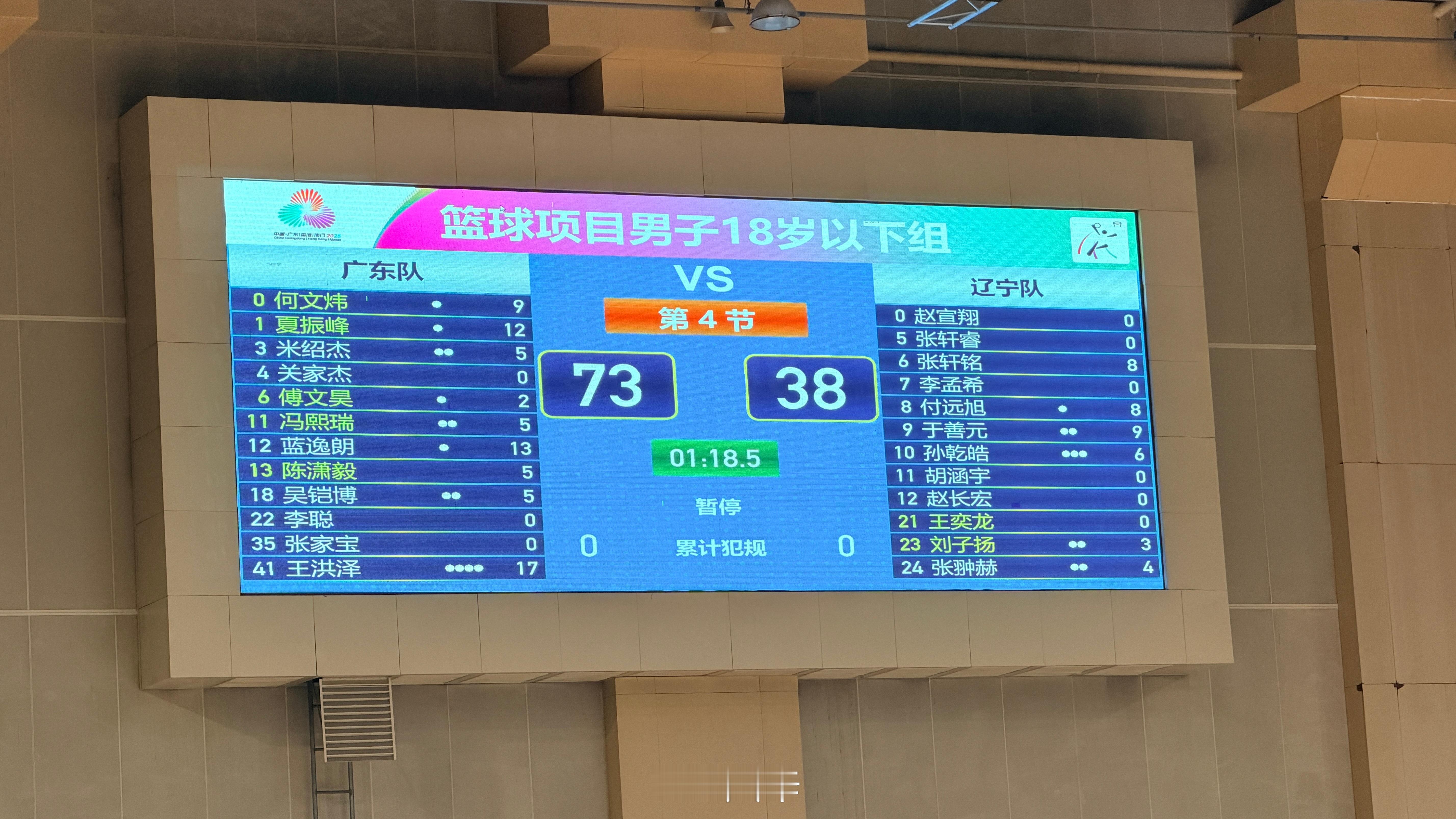 三节战罢，分差越来越大 